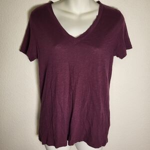 Madewell Whisper V-neck T Shirt size XSmall